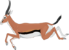 Leaping Antelope Clip Art